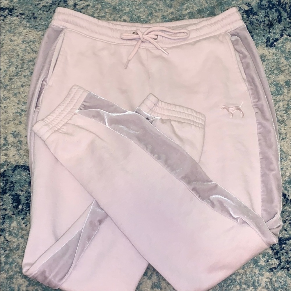 Victoria Secret PINK velvet jogger sweatpants